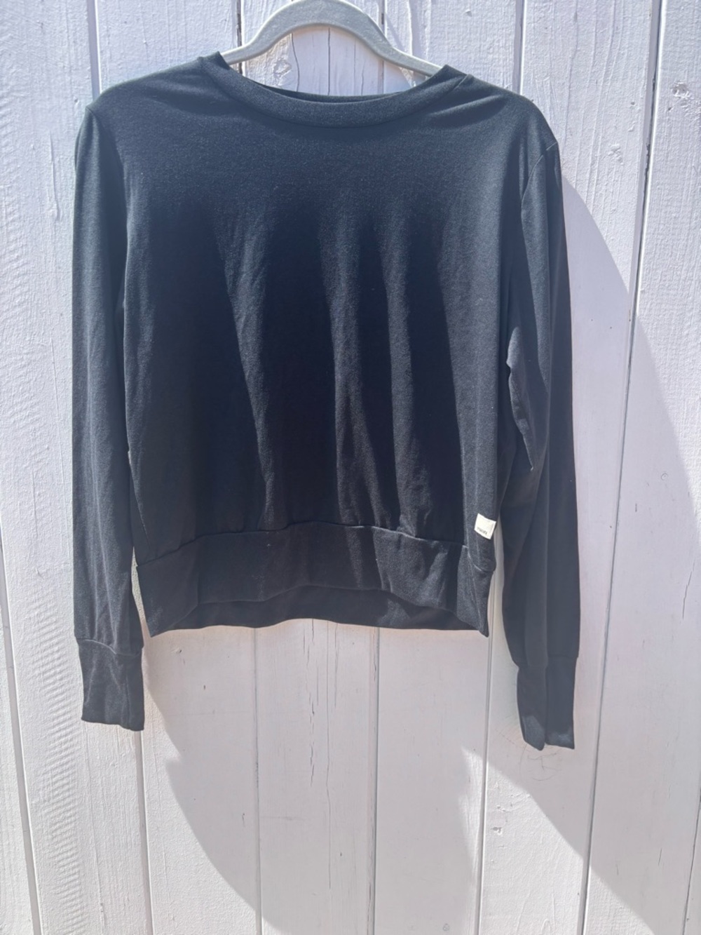 Vuori Daydream Crew Long Sleeve Medium Black - Picture 3 of 9